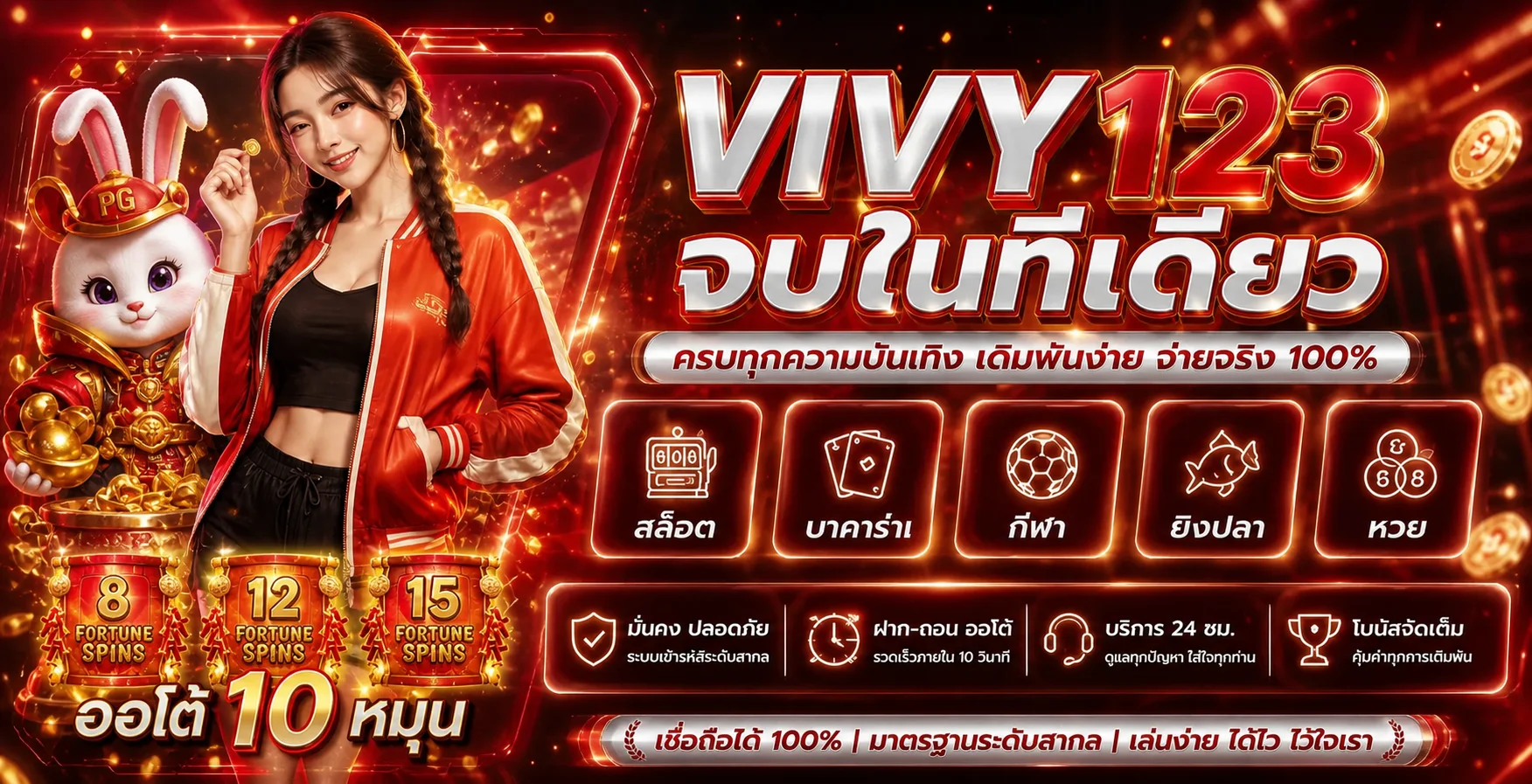 VIVY123 รวมความบันเทิงและหมวดเกมออนไลน์